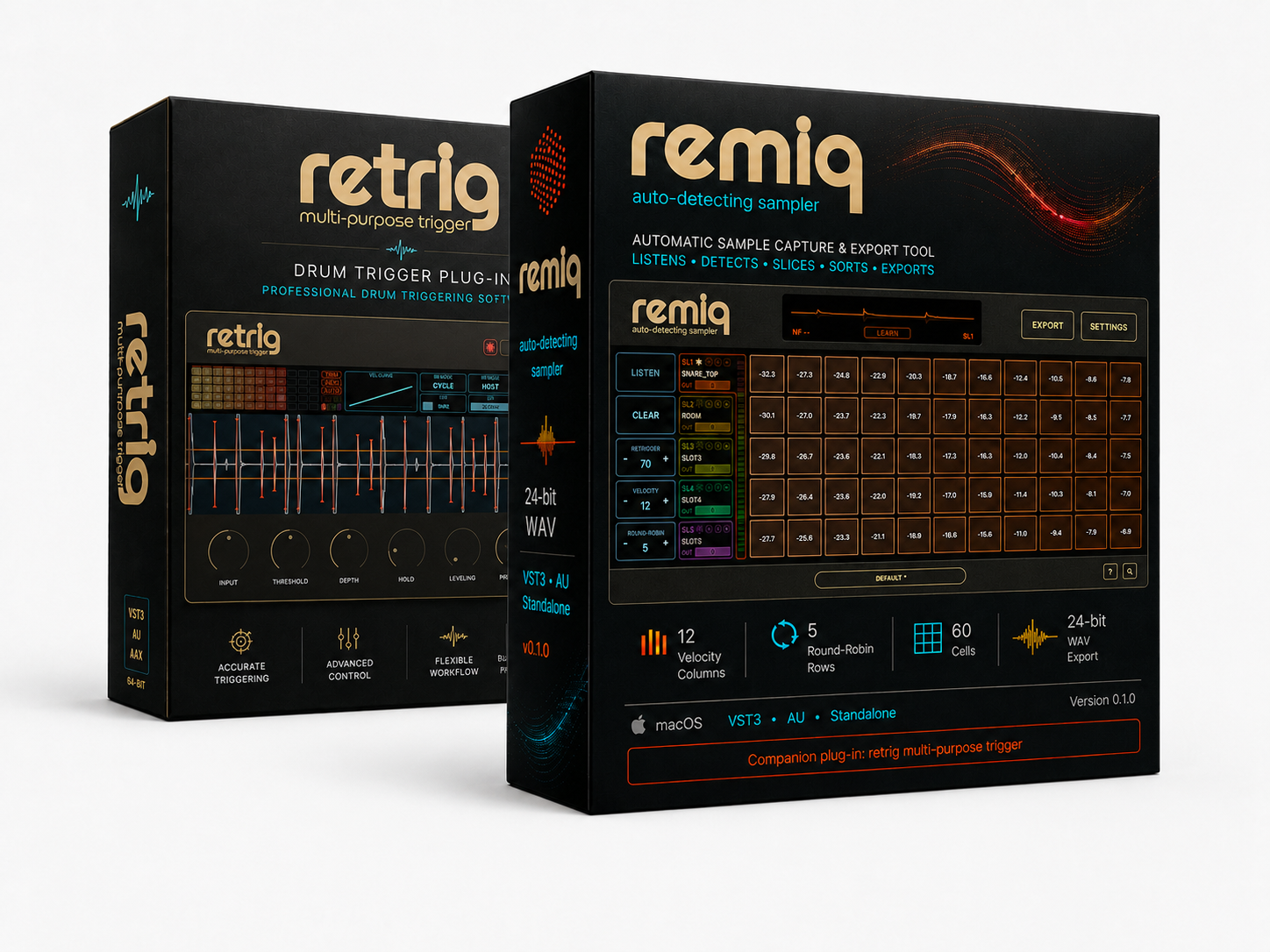 Retrig + Remiq Bundle software box